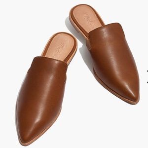 Madewell Gemma Mules English Saddle 9.5